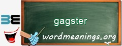 WordMeaning blackboard for gagster